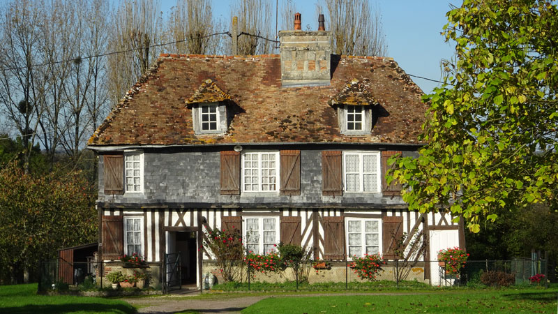Saint-Jouin : Maison normande lieu-dit Becquemont