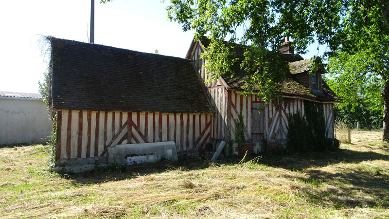 Saint-Julien-le-Faucon : maison normande