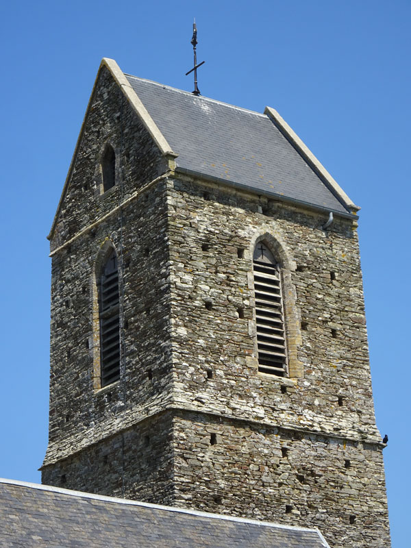 Sainte-Honorine-de-Ducy : Eglise Sainte-Honorine - clocher
