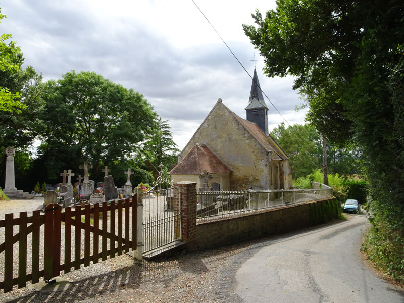 Sainte-Marie-aux-Anglais : Eglise du Doux-Marais