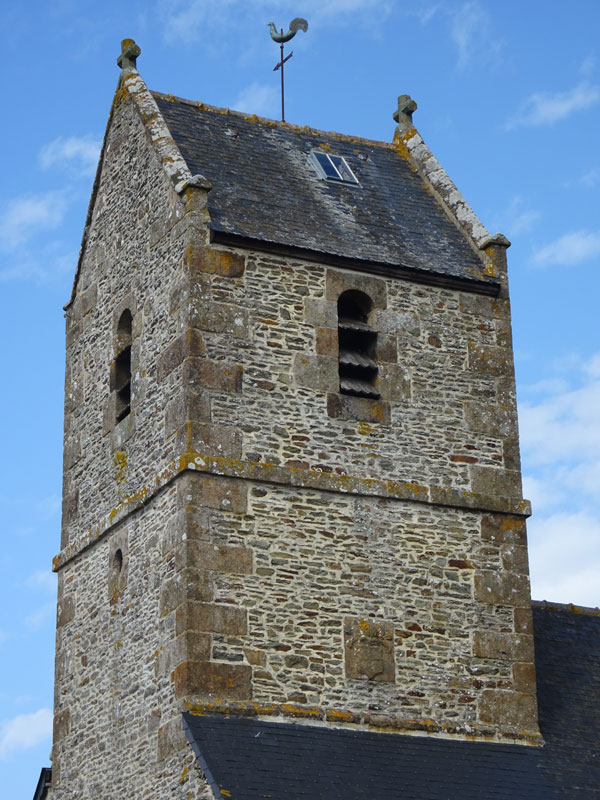Moidrey : Eglise Saint-Laurent - Clocher