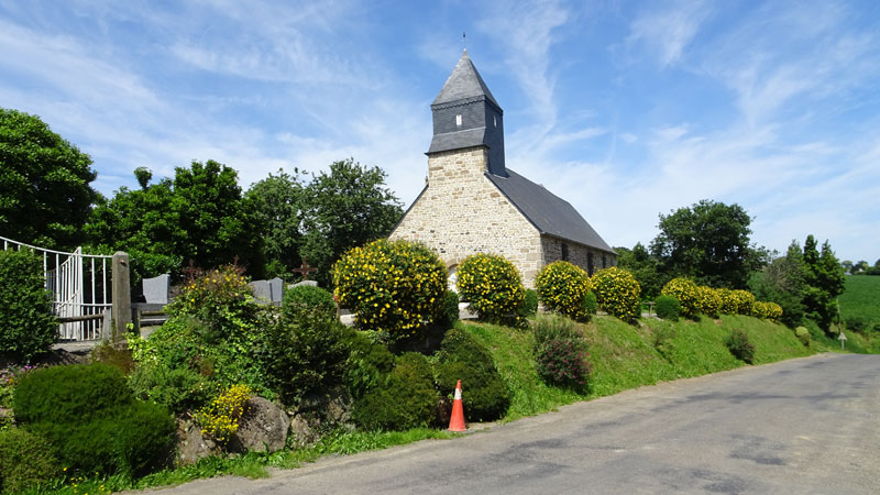 Tirepied : Eglise de Sainte-Eugienne (Manche)
