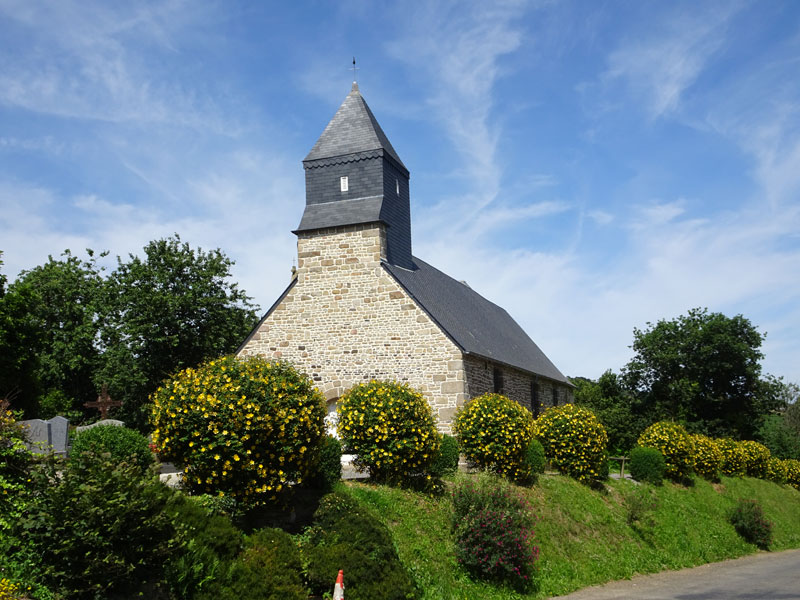 Tirepied : Eglise de Sainte-Eugienne (Manche)