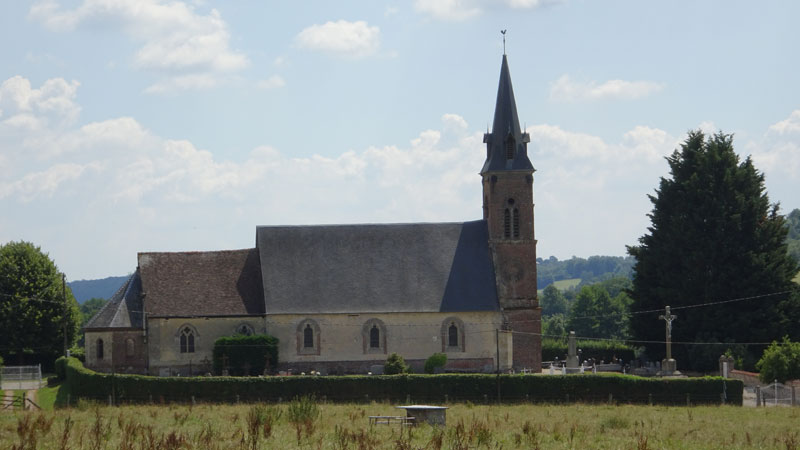 Canapville : Eglise Saint-Aubin