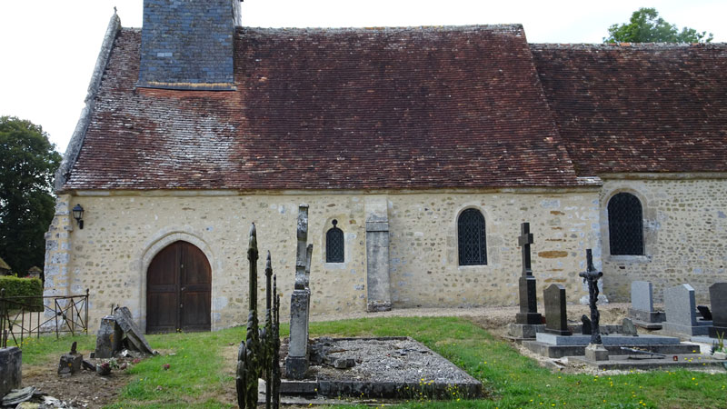 Ecorches : Eglise Saint-Saturnin des Ligneries
