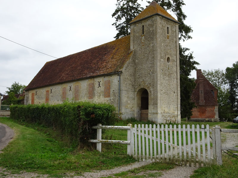 Le Pin-au-Haras : Ancienne église Saint-Ouen du Vieux-Pin