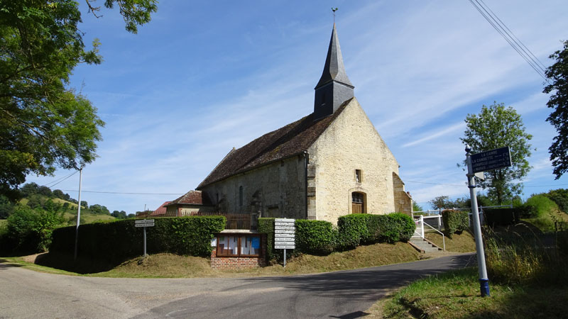Montreuil-la-Cambe :Eglise Saint-Michel de La Cambe