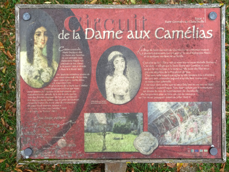 Saint-Germain-de-Clairefeuille : La Dame aux Camélias