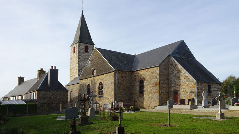 Saint-Jean-des-Bois : Eglise Saint-Jean-Baptiste